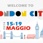 biglietto auguri natale viaggio londra psyco passion design retro