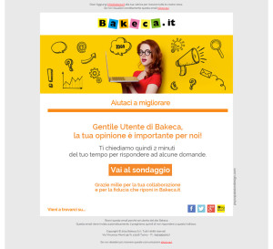 Newsletter Bakeca Luglio 2015 - Questionario